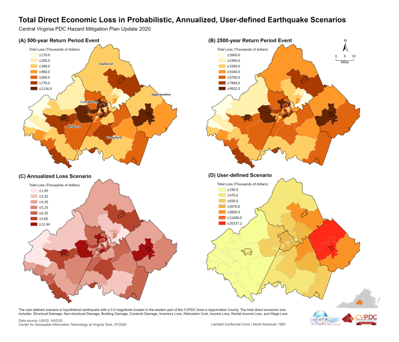Total Direct Economic Loss in Probabilistic, Annualized, User-defined Earthquake Scenarios Total Direct Economic Loss in Probabilistic, Annualized, User-defined Earthquake Scenarios