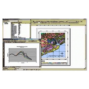 Screenshot of the prediction and mapping results in ArcGIS software.