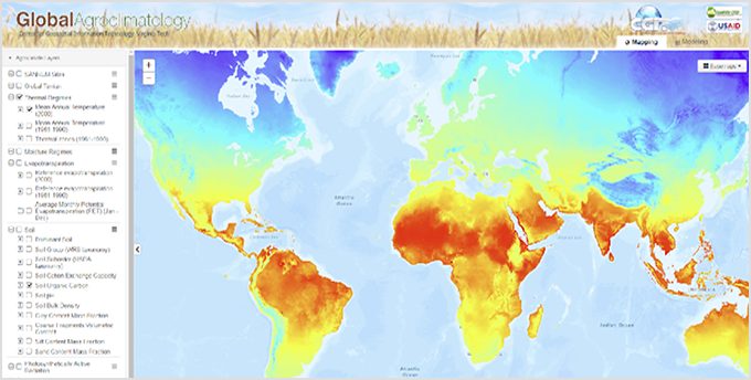 Global Agroclimatology with SANREM